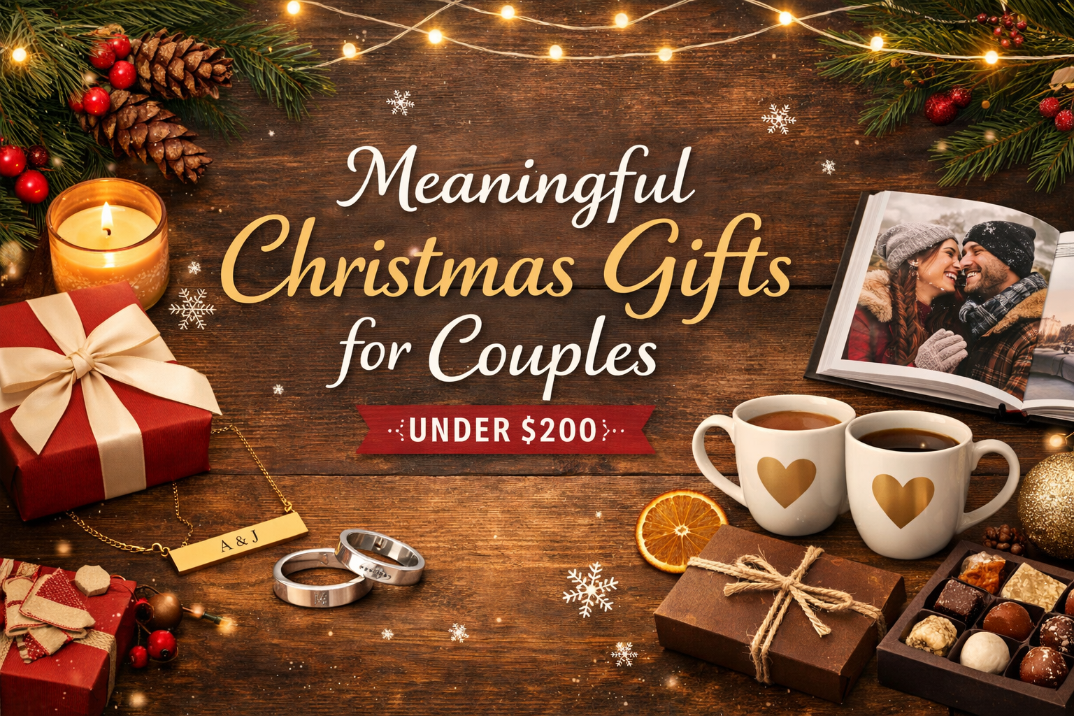 Meaningful Christmas Gifts for Couples (Under $200)